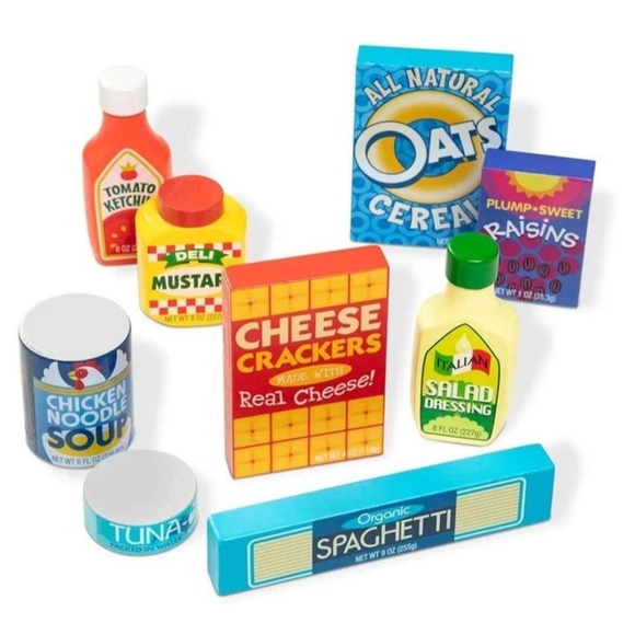 Melissa & Doug Wooden Pantry Products Play Set - Picture 4 of 4